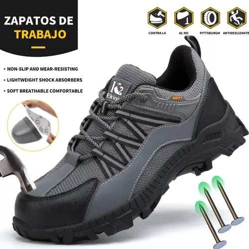 Zapatos De Seguridad Tenis Industrial Anti-deslizante Ekinio