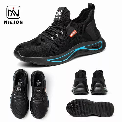 Zapatos De Seguridad Tenis De Fibra Transpirables Nieion