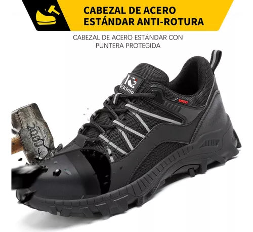 Zapatos De Seguridad Tenis Industrial Anti-deslizante Ekinio