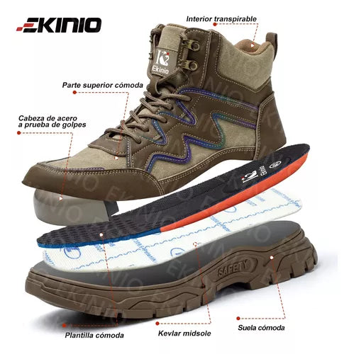 Zapato De Seguridad Tenis Botas Industrial Para Hombre