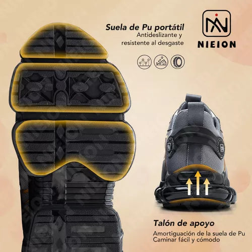 Zapatos De Seguridad Tenis Industrial Trabajo Hombre Nieion