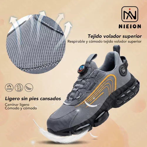 Zapatos De Seguridad Tenis Industrial Trabajo Hombre Nieion