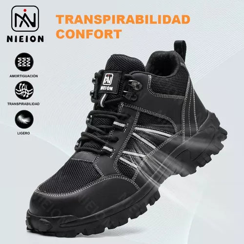 Zapatos De Seguridad Nieion De Trabajo Industrial P/hombre