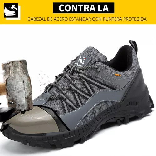 Zapatos De Seguridad Tenis Industrial Anti-deslizante Ekinio