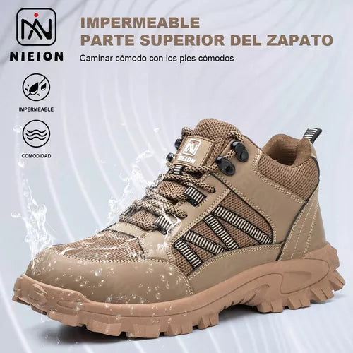 Zapatos De Seguridad Nieion De Trabajo Industrial P/hombre