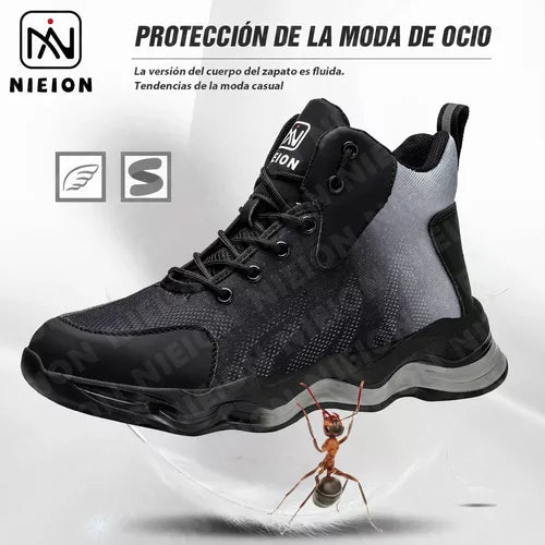 Tenis De Seguridad Zapatos Industrial Trabajo Botas Nieion