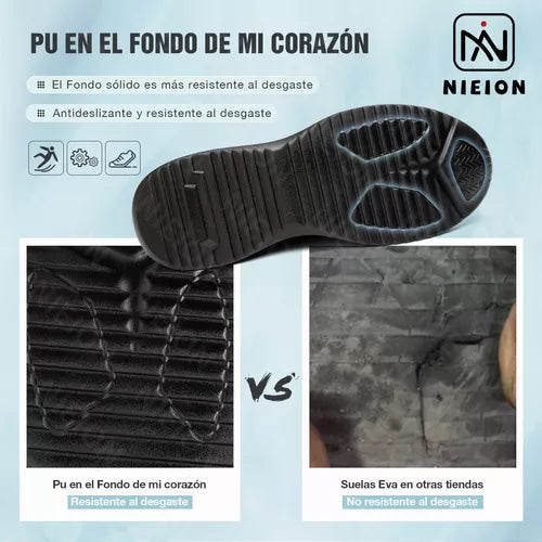 Zapatos De Seguridad Tenis De Fibra Transpirables Nieion