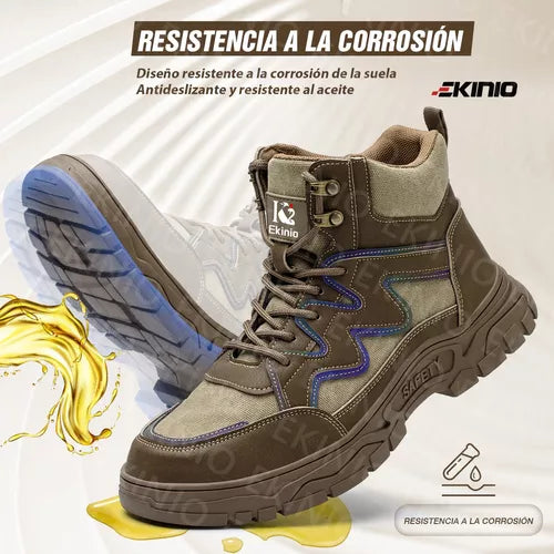 Zapato De Seguridad Tenis Botas Industrial Para Hombre