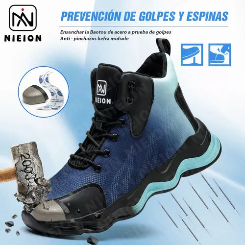 Tenis De Seguridad Zapatos Industrial Trabajo Botas Nieion