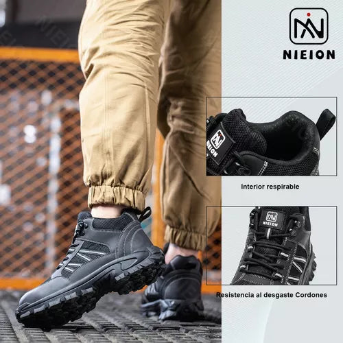 Zapatos De Seguridad Nieion De Trabajo Industrial P/hombre