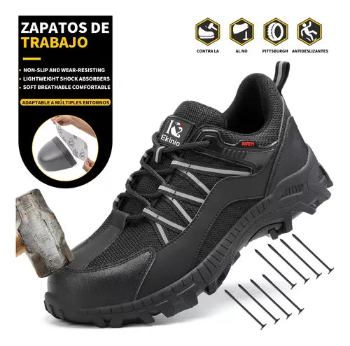 Zapatos De Seguridad Tenis Industrial Anti-deslizante Ekinio