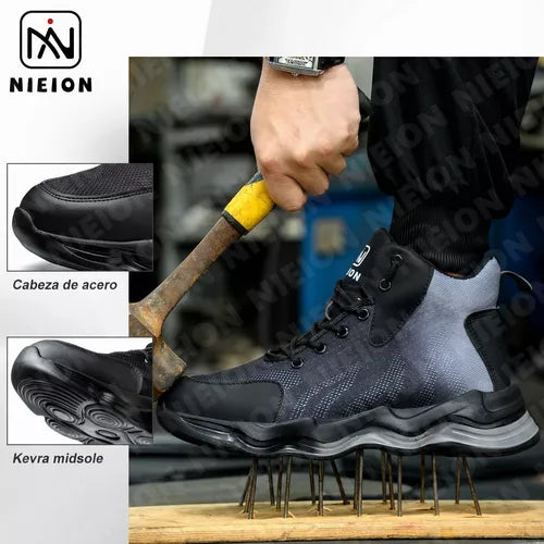 Tenis De Seguridad Zapatos Industrial Trabajo Botas Nieion