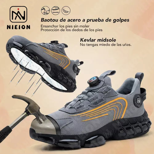 Zapatos De Seguridad Tenis Industrial Trabajo Hombre Nieion