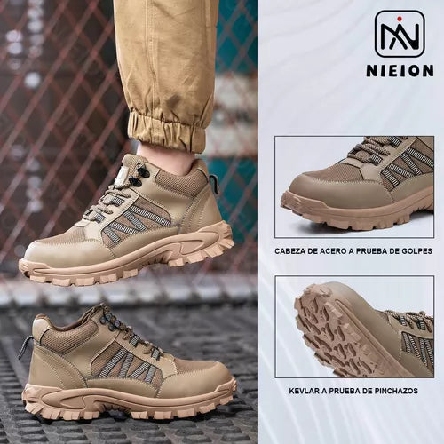 Zapatos De Seguridad Nieion De Trabajo Industrial P/hombre