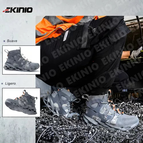 Tenis De Seguridad Zapatos Industrial Trabajo Botas Ekinio