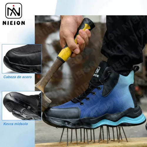 Tenis De Seguridad Zapatos Industrial Trabajo Botas Nieion