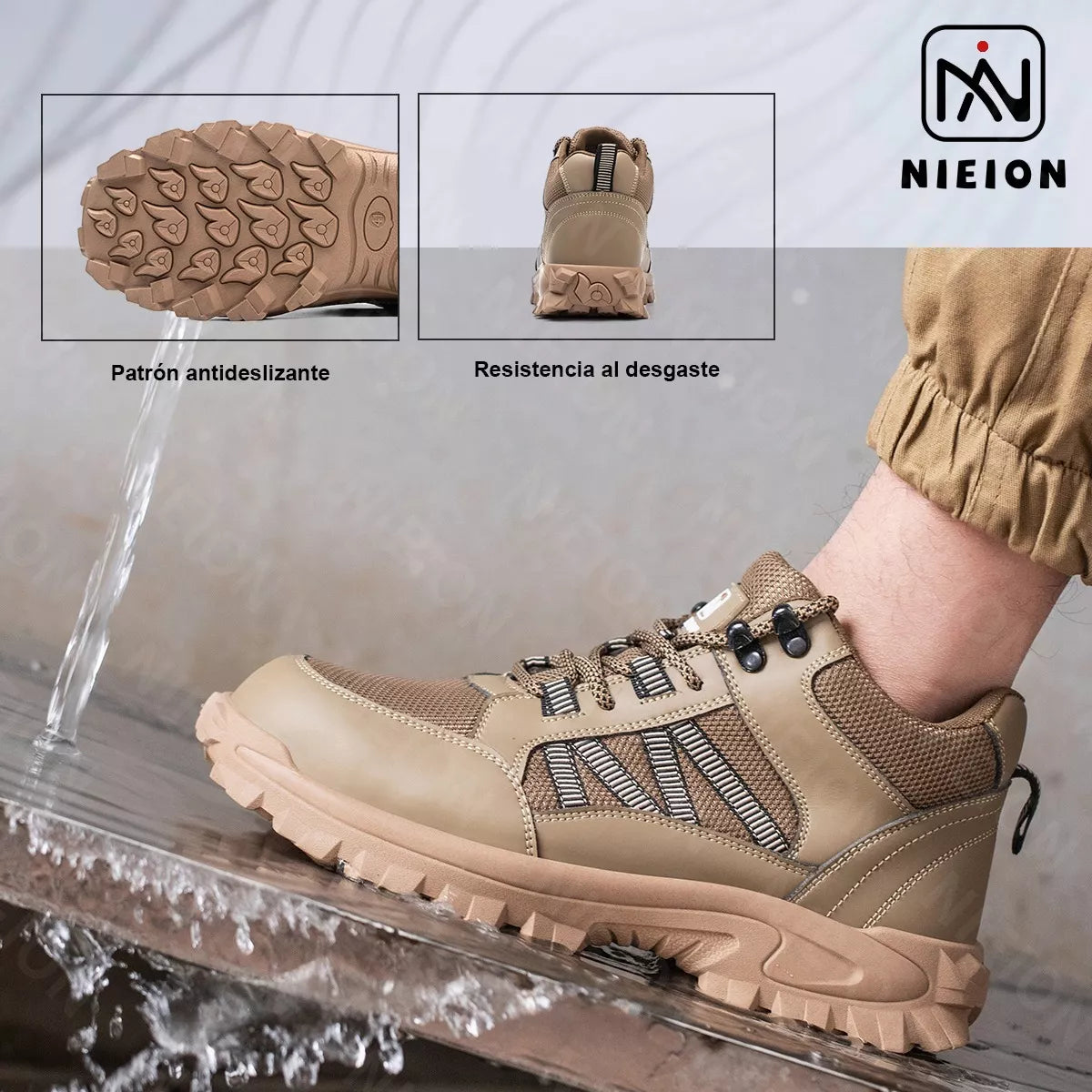 Zapatos De Seguridad Nieion De Trabajo Industrial P/hombre